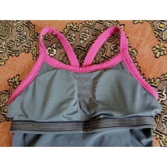 Lululemon Tri Y  Racerback grey Tank Top yoga gym running 4 - Picture 4 of 10